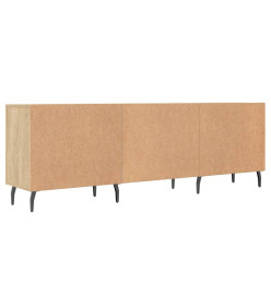 Meuble TV chêne sonoma 150x30x50 cm bois d'ingénierie