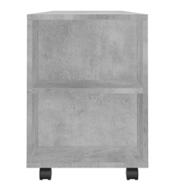 Meuble TV gris béton 102x34,5x43 cm bois d'ingénierie