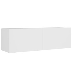 Ensemble de meubles TV 4 pcs Blanc Bois d'ingénierie