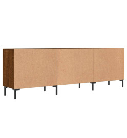 Meuble TV chêne marron 150x30x50 cm bois d'ingénierie