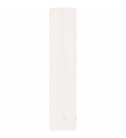 Cache-radiateur Blanc 108,5x19x84 cm Bois massif de pin