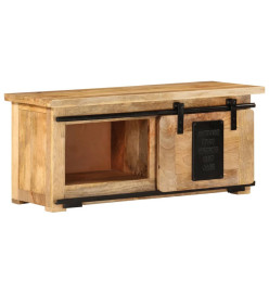 Meuble TV 90x35x40 cm Bois massif de manguier