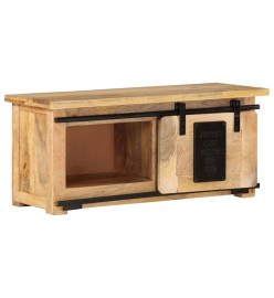 Meuble TV 90x35x40 cm Bois massif de manguier