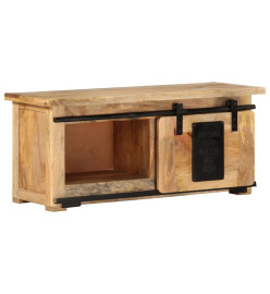 Meuble TV 90x35x40 cm Bois massif de manguier