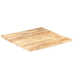 Dessus de table Bois de manguier solide 25-27 mm 70x70 cm