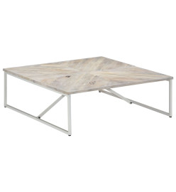 Table basse 110x110x36 cm Bois de manguier solide