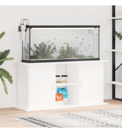 Support pour aquarium blanc 121x41x58 cm bois d'ingénierie