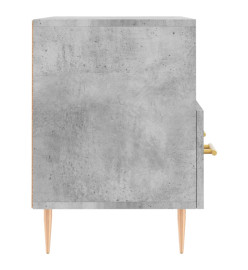 Meuble TV Gris béton 80x36x50 cm Bois d'ingénierie