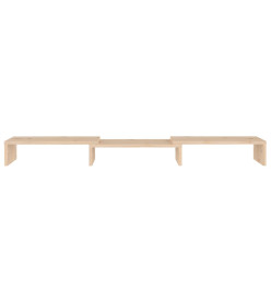 Support de moniteur 80x24x10,5 cm Bois de pin solide