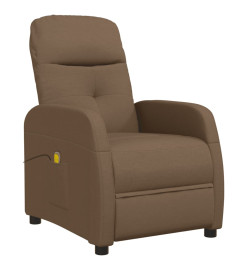 Fauteuil de massage Marron Tissu