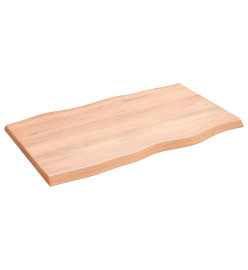 Dessus de table bois chêne massif traité bordure assortie