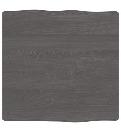 Dessus de table bois chêne massif traité bordure assortie