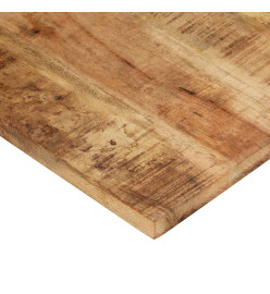 Dessus de table bois de manguier solide 25-27 mm 120x60 cm