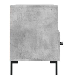 Meuble TV Gris béton 80x36x50 cm Bois d'ingénierie