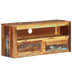 Meuble TV 88x30x40 cm Bois massif de récupération