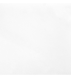 Tête de lit avec oreilles Blanc 147x23x118/128 cm Similicuir