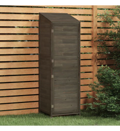 Remise de jardin Anthracite 55x52x174,5 cm Bois de sapin solide