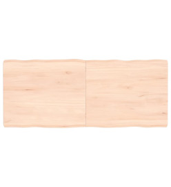 Dessus de table bois chêne massif non traité bordure assortie