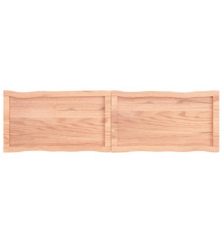 Dessus de table bois chêne massif traité bordure assortie