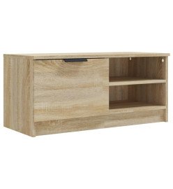 Meuble TV Chêne sonoma 80x35x36,5 cm Bois d'ingénierie