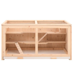 Cage à hamster 104x52x54 cm bois massif de sapin