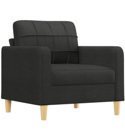 Fauteuil Noir 60 cm Tissu