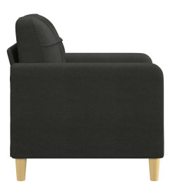 Fauteuil Noir 60 cm Tissu