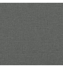 Canapé à 3 places Gris foncé 180 cm Tissu