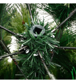 Sapin de Noël artificiel à charnières avec support 240 cm