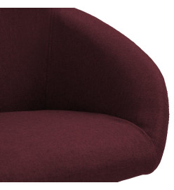 Chaise pivotante de salle à manger Violet Tissu