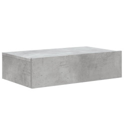 Meuble TV avec éclairage LED gris béton 60x35x15,5 cm