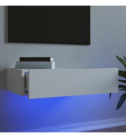 Meuble TV avec éclairage LED blanc 60x35x15,5 cm