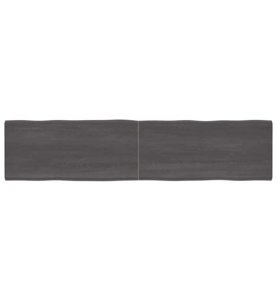 Dessus de table bois chêne massif traité bordure assortie