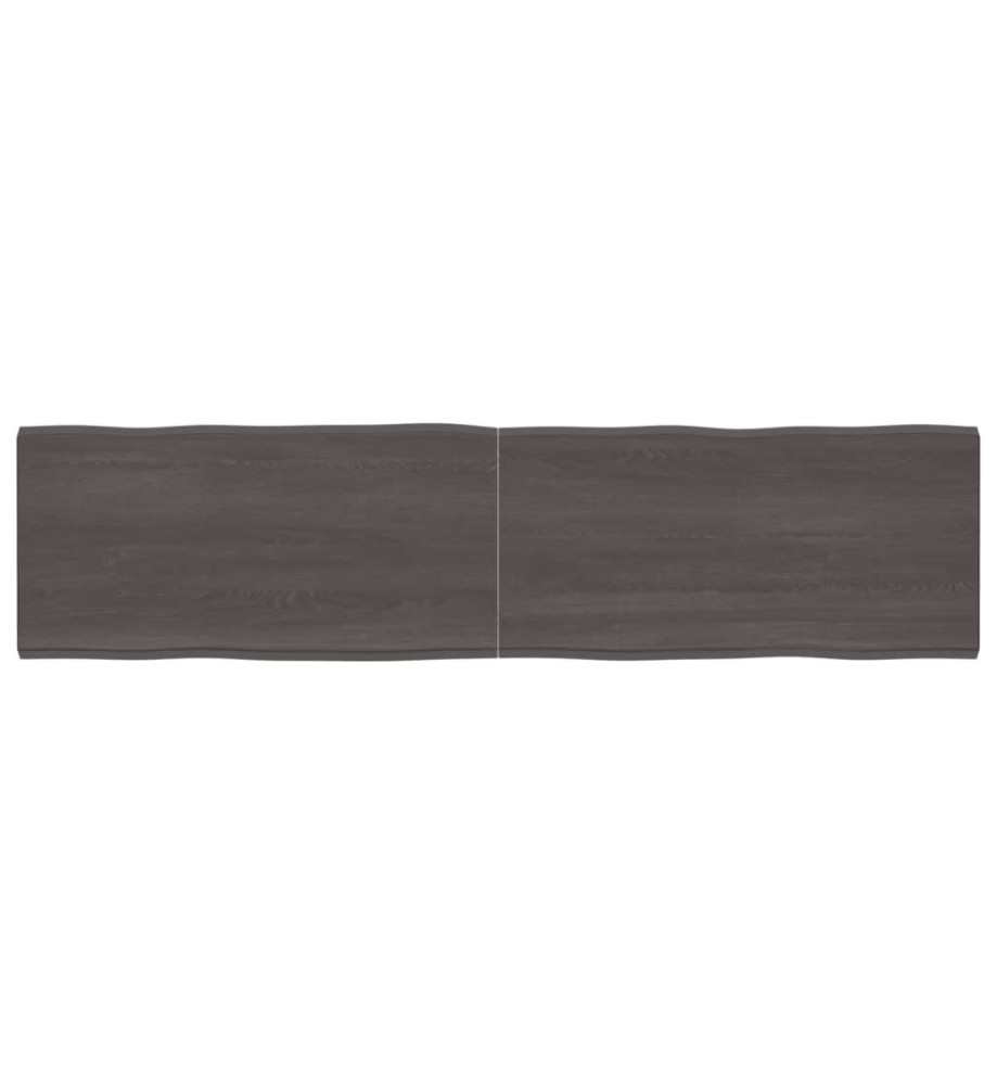 Dessus de table bois chêne massif traité bordure assortie