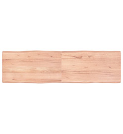 Dessus de table bois chêne massif traité bordure assortie