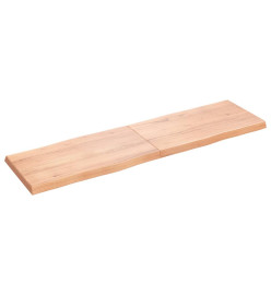 Dessus de table bois chêne massif traité bordure assortie