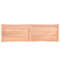 Dessus de table bois chêne massif traité bordure assortie