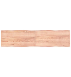 Dessus de table bois chêne massif traité bordure assortie