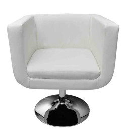 Tabouret de bar Blanc Similicuir