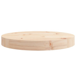 Dessus de table rond Ø30x3 cm bois de pin massif