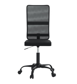 Chaise de bureau noir tissu en maille