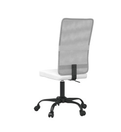 Chaise de bureau blanc tissu en maille