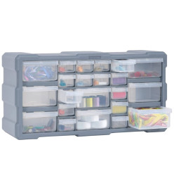 Organisateur multi-tiroirs avec 22 tiroirs 49x16x25,5 cm