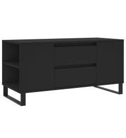 Table basse noir 102x44,5x50 cm bois d'ingénierie