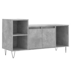 Meuble TV Gris béton 100x35x55 cm Bois d'ingénierie