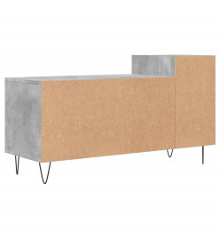 Meuble TV Gris béton 100x35x55 cm Bois d'ingénierie