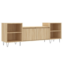 Meuble TV Chêne sonoma 160x35x55 cm Bois d'ingénierie