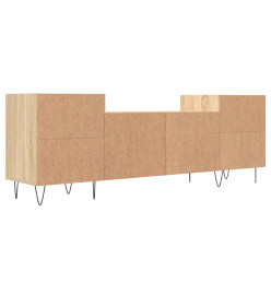 Meuble TV Chêne sonoma 160x35x55 cm Bois d'ingénierie