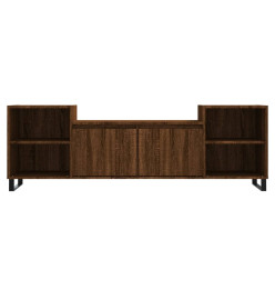 Meuble TV Chêne marron 160x35x55 cm Bois d'ingénierie