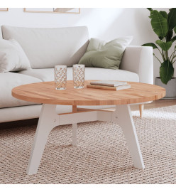 Dessus de table Ø90x2,5 cm rond bois massif de hêtre